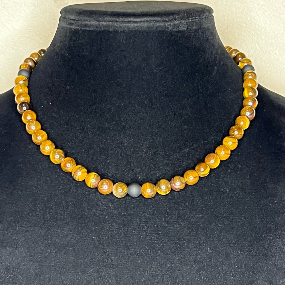 Tiger’s Eye Beaded Necklace